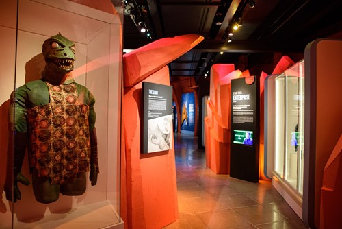 The Gorn at the Star Trek exhibit