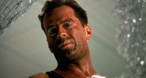 Scene from Die Hard