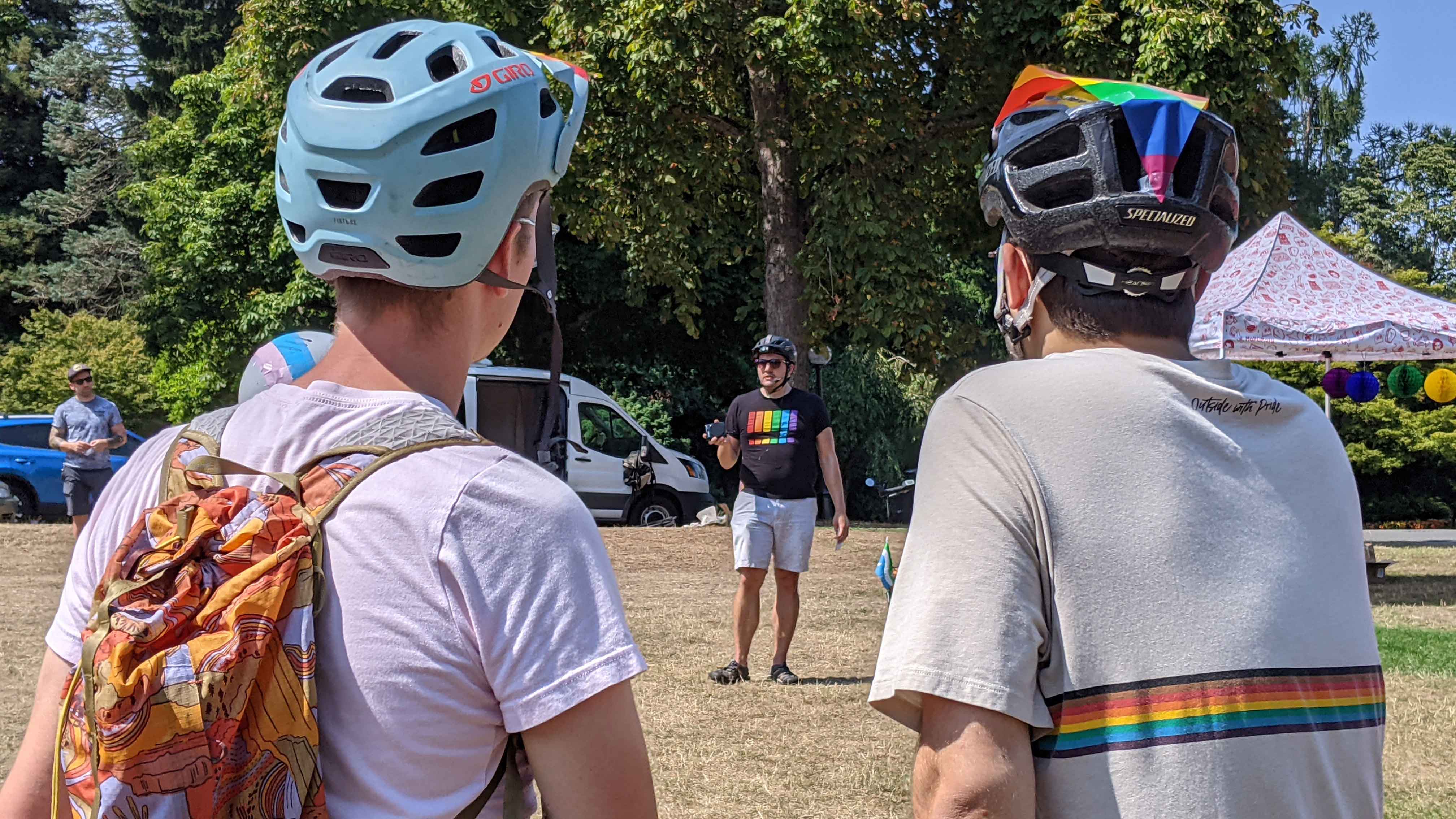 Photos From MoPOP + Cascade Bicycle's Seattle Queer History Bike Tour Celebrating the Opening of 'Rise Up: Stonewall and the LGBTQ Rights Movement'