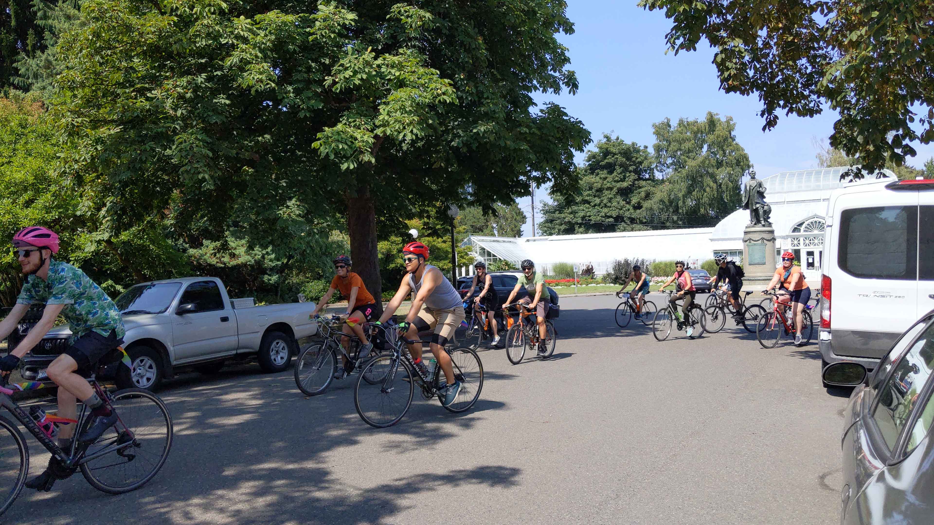 Photos From MoPOP + Cascade Bicycle's Seattle Queer History Bike Tour Celebrating the Opening of 'Rise Up: Stonewall and the LGBTQ Rights Movement'